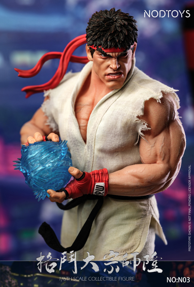 ПРЕДЗАКАЗ - Рю (серия Street Fighter) - Коллекционная фигурка 1/6 Fighting Grandmaster Ryu (NOD-N03) - NODTOYS ?ЦЕНА: 24500 РУБ.?