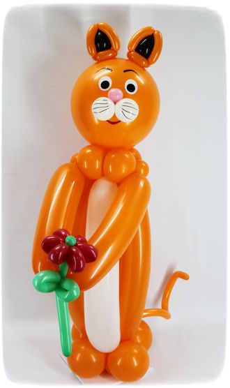 Шар рыжий кот. Елочная игрушка рыжая кошка. Рыжий кот шарики. Котенок с воздушными шарами. Кошка из шаров.