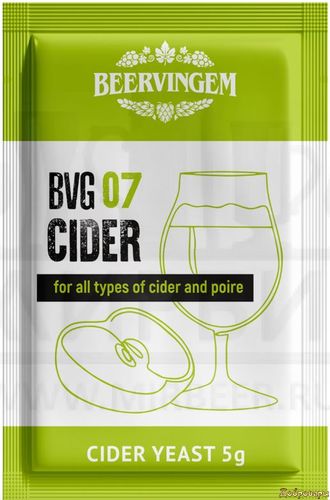 Дрожжи Beervingem для сидра "Cider BVG-07", 10 г
