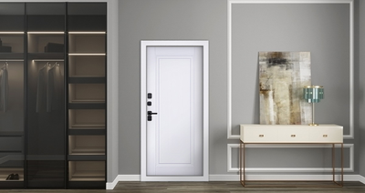 Стальная дверь   Азурит (терморазрыв 3к). Заказная модель.