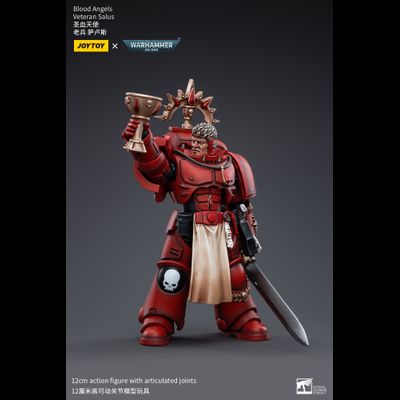 Салюс, ветеран Кровавых Ангелов (Warhammer 40k) - КОЛЛЕКЦИОННАЯ ФИГУРКА 1/18 Blood Angels Veteran Salus (JT3389) - JOYTOY