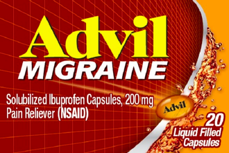 Advil Migraine Liquid Filled Capsules - Обезболивающее средство от мигрени и головной боли