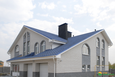 Гибкая черепица Ruflex Runa (Руфлекс Руна) цвет: Голубая Лагуна