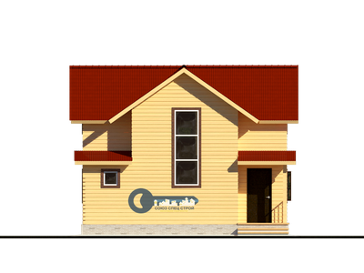 ДЖ-07 ГАБАРИТНЫЕ РАЗМЕРЫ: (8Х6М) 1,5 ЭТАЖА, ОБЩАЯ ПЛОЩАДЬ: 92М²