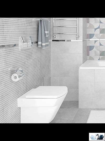 Плитка настенная Laparet Atlas серая мозаика 08-00-06-2458 20х40 см