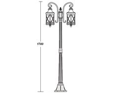 Садово-парковый светильник серии  Lucerna 2 bg(178см)