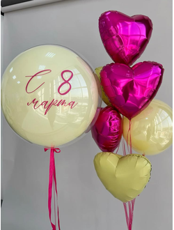 Композиция шаров Яркая