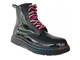 Ботинки Dr. Martens 1460 Rainbow Patent черные женские