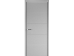 Дверь Геометрия 4 эмаль серая