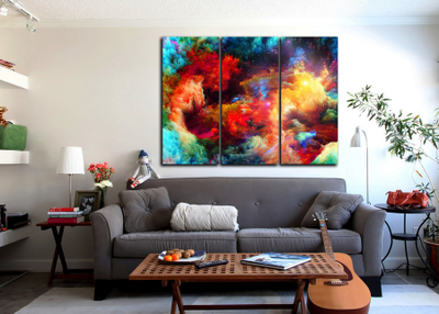 Модульная картина "Волшебный цвет"