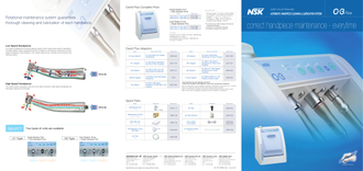 Care3 Plus C1 - аппарат для чистки и смазки наконечников (1 порт вращения и 2 стандартных) | NSK Nakanishi (Япония)