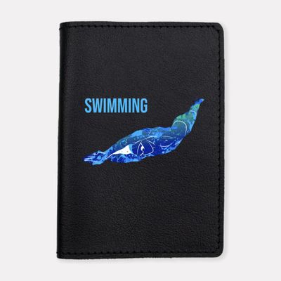 Ежедневник со сменной обложкой из эко-кожи  "Плавание"