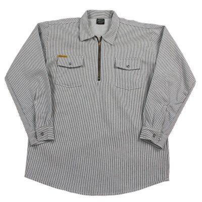 Рубашка Prison Blues® HICKORY WORK SHIRT [Молния/Длинный рукав]