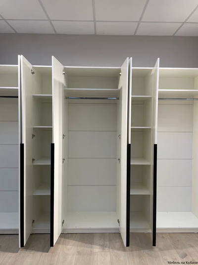 ШК 5 1600 шкаф четырехстворчатый распашной Белый текстурный