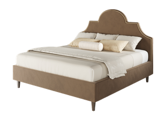 Кровать "Бриэль" коричневого цвета