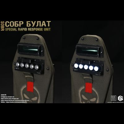 Боец спецназа МВД СОБР "Булат" - Коллекционная ФИГУРКА 1/6 СОБР Булат Special Rapid Response Unit (SOBR) (26067R) - Easy&amp;Simple