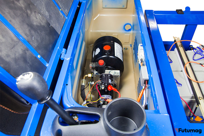 Грузовой электротрицикл Rutrike D5 1700 темно-синий