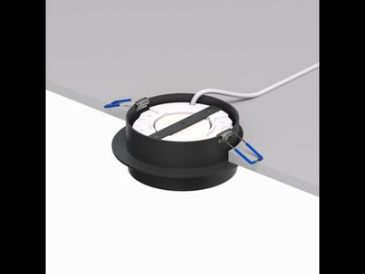 Точечный встраиваемый светильник FLAT DK2090-BK