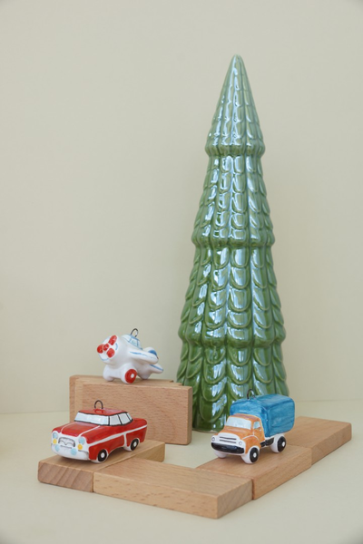 Комплект ёлочных игрушек "Транспорт"