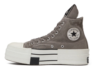 Rick Owens x Converse DRKSHDW DBL DRKSTAR Chuck 70 High Washed Canvas Pack Concrete