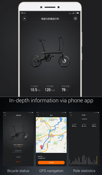 Электровелосипед Xiaomi Mijia QiCycle Black