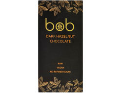 Шоколад тёмный с фундуком, 50г (Bob)