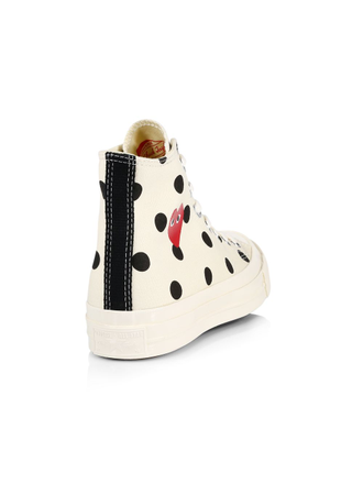 Converse comme des garcons polka outlet
