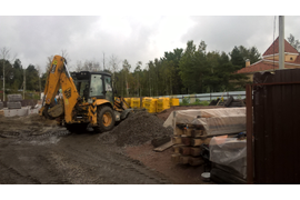 Выгрузка керамических блоков