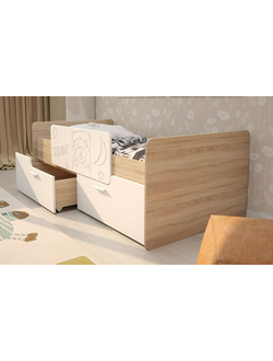 Кровать Умка К-001-ЯО МДФ Белый (ИЦ)