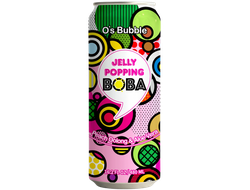 Напиток O's Bubble Jelly Popping Boba (Peach Oolong Tea + Aloe Vera) 480мл
