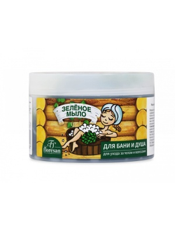 Floresan Мыло для бани и душа Таежное Зеленое для ухода за телом/волосами 450г