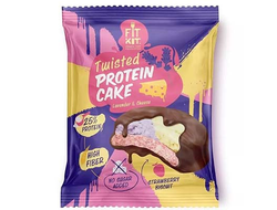 (FitKit) Protein Twisted cake - (70 гр) - (Вишня-миндаль-банан)