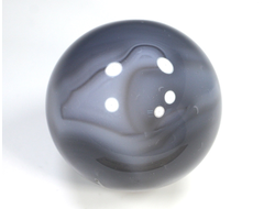 Шар Агат серый, Ботсвана (60 мм, 297 г) №24486