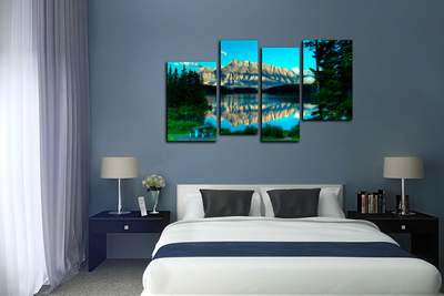 Модульная картина "Горы вдали"