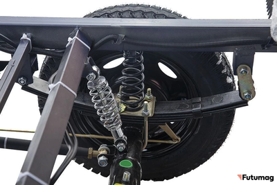 Грузовой электротрицикл Rutrike D4 КАБИНА 1800 60V1500W серый