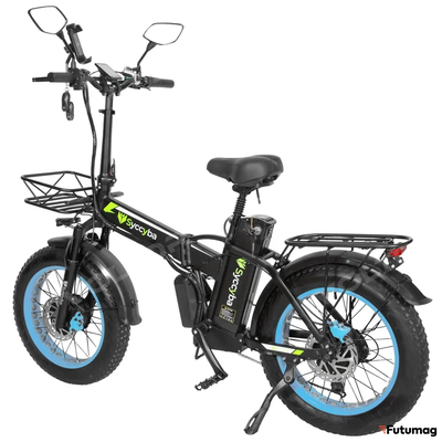 Электровелосипед SYCCYBA H1 (F10) DUAL 20AH синий