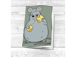 Обложка на паспорт "Крыса" №5