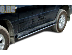 Защита штатного порога	d42 для Toyota Land Cruiser 100 (1998-2006)