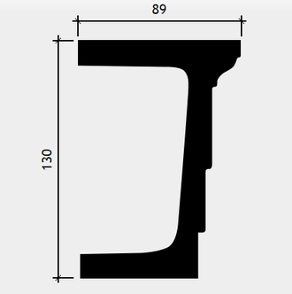 Архитрав 1.26.002 - 130*89*2000мм