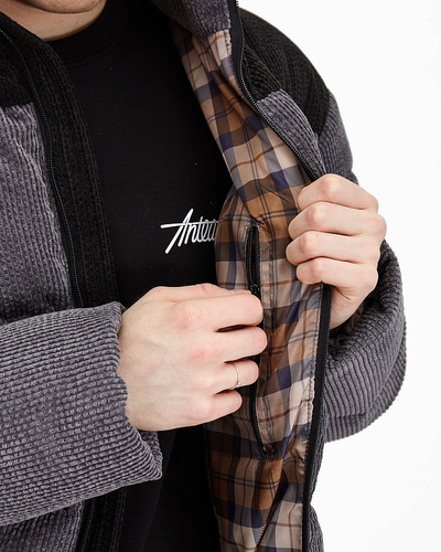 Куртка Anteater Downjacket Velvet Combo Grey