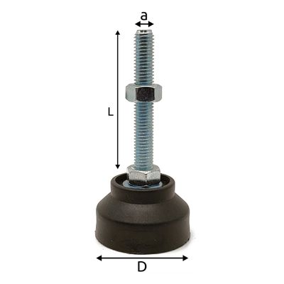 Опора регулируемая М8*40*55 для стола/верстака