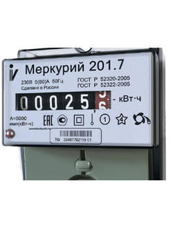 Счетчик электроэнергии Меркурий 201.7