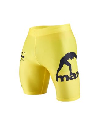 Купить тренировочные Тайтсы-шорты MANTO VT FUTURE желтые фото