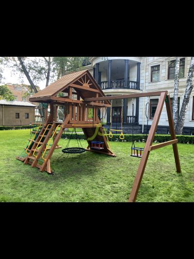 Детская площадка IgraGrad Крепость Фани с рукоходом (Домик)