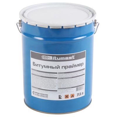 Праймер битумный быстросохнущий BITUMAST 17 кг/21,5 л