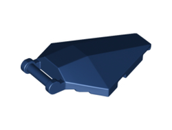 Windscreen 6 x 4 x 1 Hexagonal with Bar Handle, Dark Blue (27262 / 6166852)