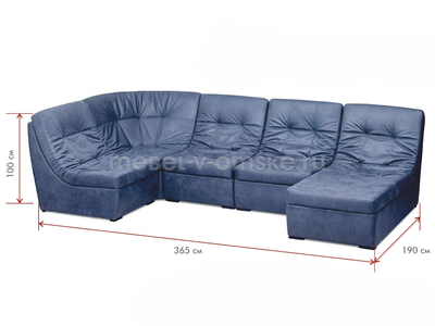 Диван угловой Арабис-5 (пума)