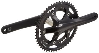 Система Shimano 5700, кл. 105, 10 ск. 172.5мм. 53/39T, б/кар., б/защ, чер, IFC5700DX39L