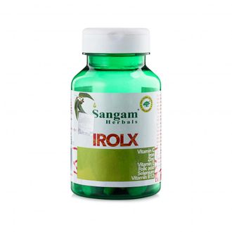 IROLX (Айролкс) Бисглицинат железа Sangam Herbals 750 мг 60 таб.