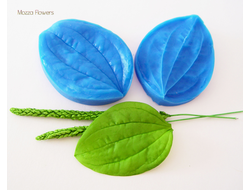 "Лист подорожника" Силиконовый молд (вайнер)